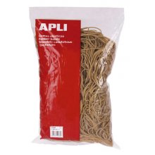 Apli Gomas Elasticas Ø 60 x 2mm - 1kg de Contenido - Gran Elasticidad y Resistencia - 70% de Caucho Natural