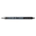 Uni-ball Kuru Toga M5-450T Portaminas - Ancho de Trazo 0.5mm - Sistema de Mina Giratoria - Goma de Borrar en el Pulsador - Color Negro (12 uds)