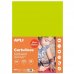 Apli Cartulina Verde Fluorescente A4 170g 50 Hojas