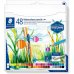 Staedtler 146 10C Pack de 48 Lapices de Colores Acuarelables - Resistentes a la Rotura - Colores Surtidos
