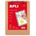 Apli Carpeta Sujetapapeles con Base de Madera y Pinza Metalica - Formato A4