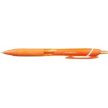 Uni-ball JetStream Sport SXN-150C-07 Boligrafo Retractil - Punta de Bola 0.7mm - Tinta Pigmentada Resistente al Agua y Luz - Secado Instantaneo - Color Naranja (10 uds)