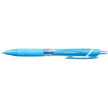 Uni-ball JetStream Sport SXN-150C-07 Boligrafo Retractil - Punta de Bola 0.7mm - Tinta Pigmentada Resistente al Agua y Luz - Secado Instantaneo - Color Azul Claro (10 uds)