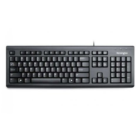 Kensington Value Teclado de Membrana USB - Teclas Tacto Sensible - Cable de 1.50m