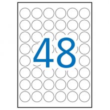 Apli Etiquetas Blancas Resistentes Intemperie Ø 30.0mm 20 Hojas