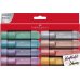 Faber-Castell Textliner 46 Metallic Pack de 8 Marcadores Fluorescentes - Punta Biselada - Trazo entre 1mm y 5mm - Tinta con Base de Agua - Colores Surtidos