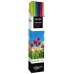 Fabrisa Expositor de 30 Rollos de Papel Regalo - Papel Kraft Verjurado de 70gr - Medidas del Rollo 1x3m - Colores Surtidos