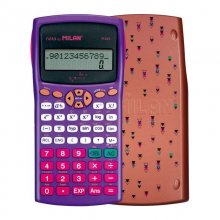 Milan M240 Calculadora Cientifica Copper 10+2 Digitos - Pantalla de 2 Lineas - 240 Funciones Integradas Incluyendo 124 Cientificas - Carcasa Protectora Estampada - Color Violeta Milan M240 Calculadora Cientifica Copper 10+2 Digitos - Pantalla de 2 Lineas - 240 Funciones Integradas Incluyendo 124 Cientificas - Carcasa Protectora Estampada - Color Violeta