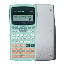 Milan M240 Calculadora Cientifica 10+2 Digitos - Pantalla de 2 Lineas - 240 Funciones Integradas Incluyendo 124 Cientificas - Carcasa Protectora - Color Turquesa Milan M240 Calculadora Cientifica 10+2 Digitos - Pantalla de 2 Lineas - 240 Funciones Integradas Incluyendo 124 Cientificas - Carcasa Protectora - Color Turquesa