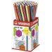 Stabilo Pencil 160 Expositor de 72 Lapices Hexagonales - Mina HB Robusta de 2.2mm - Diseño Moderno