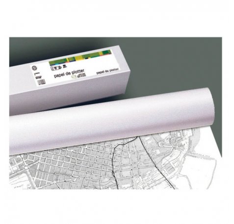 Fabrisa Plus Bobina de Papel para Plotter 90gr - Medidas 610mm x 50m (4 uds)