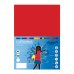 Fabrisa Pack de 25 Cartulinas 180 g/m² - Tamaño A3 - Color Rojo