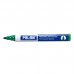 Milan Rotuladores Permanentes con Punta Redonda - Punta 4 mm - Tinta a Base de Alcohol - Color Verde (12 uds)