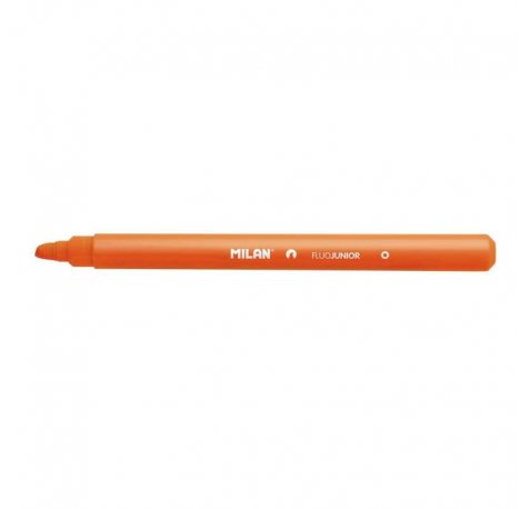 Milan Junior Marcador Fluorescente - Punta Biselada 1 - 4mm - Color Naranja (22 uds)