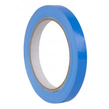 Apli Cinta Adhesiva Azul 12mm x 66m - Resistente al Agua y a la Intemperie - Facil de Cortar con la Mano - Ideal para Manualidades y Embalaje Azul