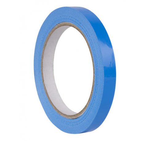 Apli Cinta Adhesiva Azul 12mm x 66m - Resistente al Agua y a la Intemperie - Facil de Cortar con la Mano - Ideal para Manualidades y Embalaje Azul