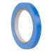 Apli Cinta Adhesiva Azul 12mm x 66m - Resistente al Agua y a la Intemperie - Facil de Cortar con la Mano - Ideal para Manualidades y Embalaje Azul