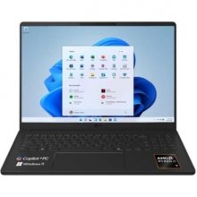 LG Gram 16U55U-G.AU75BN Portatil 16" AMD Ryzen AI 7 445 - 16GB DDR5 - 512GB SSD - Windows 11 Home - Color Negro - Teclado QWERTY (ES)