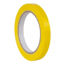 Apli Cinta Adhesiva Amarilla 12mm x 66m - Resistente al Agua y a la Intemperie - Facil de Cortar y Manipular - Ideal para Etiquetar y Marcar - Amarillo