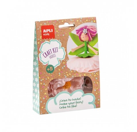 Apli Mini Kit de Manualidades Hada Rosa - Reduce el Estres - Aumenta la Autoestima - Mejora la Memoria - Desarrolla la Coordinacion - Enriquecimiento Personal