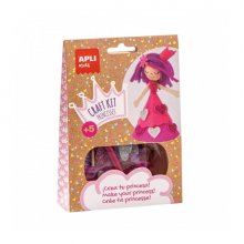 Apli Mini Kit de Manualidades Princesa Rosa - Reduce Estres - Aumenta Autoestima - Mejora Memoria - Desarrolla Coordinacion - Enriquecimiento Personal - Recomendado +5 Años