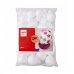 Apli Bolas de Poliestireno - Alta Densidad - Faciles de Cortar y Pintar - Formato MAXI Ideal para Escuelas - Perfectas para Manualidades y Decoraciones - Color Blanco