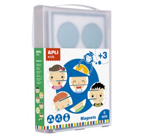 Apli Magnet Emociones XXL - Tamaño 50x70 - Iman de Alta Resistencia - Diseño con Emociones Variadas