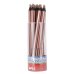Apli Lapices Jumbo Metallic Bronce - 5mm de Grosor Triangular - 18 Unidades por Pack - Ideal para Mejor Sujecion y Mayor Cobertura en Un Solo Trazo - Formato Practico para Expositor Jumbo Metallic