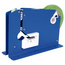 Apli Maquina Cierra Bolsas - Cinta de 12mm x 66m - Facil de Usar y Transportar - Ideal para Sellar Bolsas de Manera Rapida y Eficiente Azul