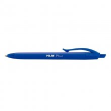 Milan P1 Touch Boligrafo de Bola Retractil - Punta Redonda 1mm - Tinta con Base de Aceite - Escritura Suave - 1.200m de Escritura - Color Azul (25 uds)