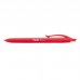 Milan P1 Touch Boligrafo de Bola Retractil - Punta Redonda 1mm - Tinta de Aceite - Escritura Suave - 1.200m de Escritura - Color Rojo (25 uds)