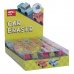 Apli Gomas de Borrar Coche - Expositor con 20 Unidades en 4 Modelos Surtidos - Forma de Coche Que Sirve para Borrar y Jugar - Modelos de Coche, Camion y Dos Excavadoras en Diferentes Colores (20 uds)