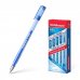 Erichkrause G-Tone Boligrafo de Gel - Cuerpo Translucido con Grip Perfilado Triangular - Punta de 0,5mm - Tinta de Gel de Secado Rapido - Color Azul (12 uds)