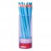 Apli Lapices Jumbo Pastel Azul - Mina de 5mm - Forma Triangular para Niños - 10mm de Diametro - 170mm de Largo - Pack de 18 Unidades - Ideal para Expositor Jumbo Pastel