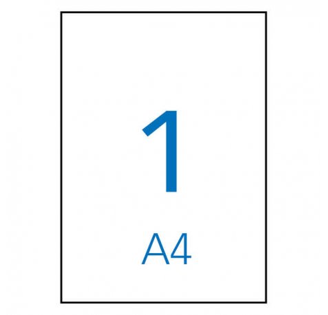 Apli Etiquetas Home Blancas Mate 210 x 297mm 10 Hojas