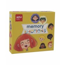 Apli Memory Emotions - Estimula la Memoria - Enseña a Expresar Emociones - Piezas Resistentes y Seguras - Mejora Concentracion y Habilidades