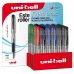 Uni-ball Signo Broad UM-153/3D Expositor de 36 Rollers de Tinta Gel - Punta de Bola 1mm - Trazo Estilo Pluma - Sujecion de Caucho - Color Surtido (36 uds)