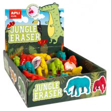 Apli Gomas de Borrar Animales Selva - Expositor 12 Unidades en 3 Modelos Surtidos - Borra y Juega (12 uds) Apli Gomas de Borrar Animales Selva - Expositor 12 Unidades en 3 Modelos Surtidos - Borra y Juega (12 uds)