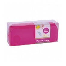 Apli Estuche de Silicona Fluor Collection - Tacto Suave - Cremallera - Flexible y Moldeable - Resistente al Agua - Facil de Limpiar - Color Rosa Fluorescente