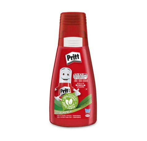 Pritt Cola Universal Bl 100gr - Cola Liquida Transparente - Ideal para Manualidades en El Colegio y en Casa - Pega Diferentes Materiales de Forma Rapida y Precisa