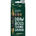 Faber-Castell Multimark Acrylic Pack con 3 Rotuladores Acrilicos Doble Punta - Puntas Redondas de 1mm y 3mm - Tinta Acrilica a Base de Agua - Colores Metalizados Surtidos