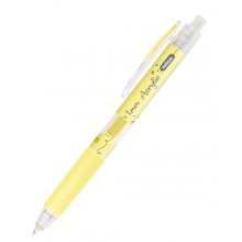 Online Boligrafo Retractil - Tinta Acrilica - Punta Fina de 1mm - Color Amarillo (6 uds)
