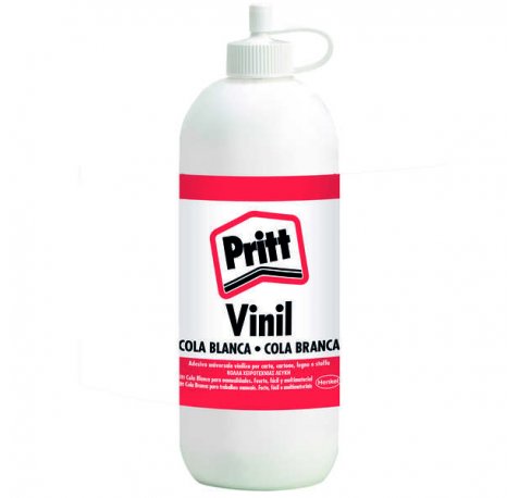 Pritt Cola Blanca 250ml - Pegamento Liquido Transparente - Ideal para Manualidades - Adhesivo para Diversos Materiales