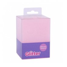 Apli Cubilete de Silicona Portalapices Glitter Collection - Tacto Suave - Resistente y Flexible - Facil de Limpiar - Versatil para Lapices y Cosmeticos - Color Rosa Purpurina
