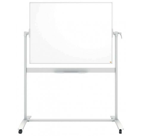 Nobo Pizarra Blanca Movil Nano Clean Classic - 1200x900mm - Diseño Puntero - Blanco