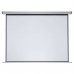 Nobo Pantalla de Proyeccion Electrica para Pared 2400 × 1800mm - Montaje en Pared - Control Remoto - Superficie Blanca Mate - Color Blanco