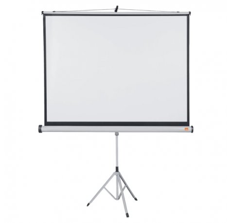 Nobo Pantalla Proyeccion con Tripode 1500x1138mm - Superficie Blanca Mate - Color Blanco