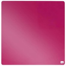 Nobo Tile Mini Pizarra Magnetica 360x360mm - sin Marco - Almohadillas e Imanes Incluidos - Diseño Creativo y Colorido - Fucsia