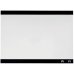 Nobo Pizarra Blanca Magnetica Pequeña con Clip para Notas 430x580mm - Diseño sin Marco - Funciones de Gancho - Color Blanco