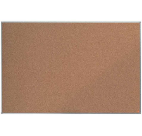 Nobo Tablero Anuncios Corcho Essence 1800x1200mm - Montaje Esquinas - Superficie Corcho - Marco Aluminio Anodizado - Color Natural